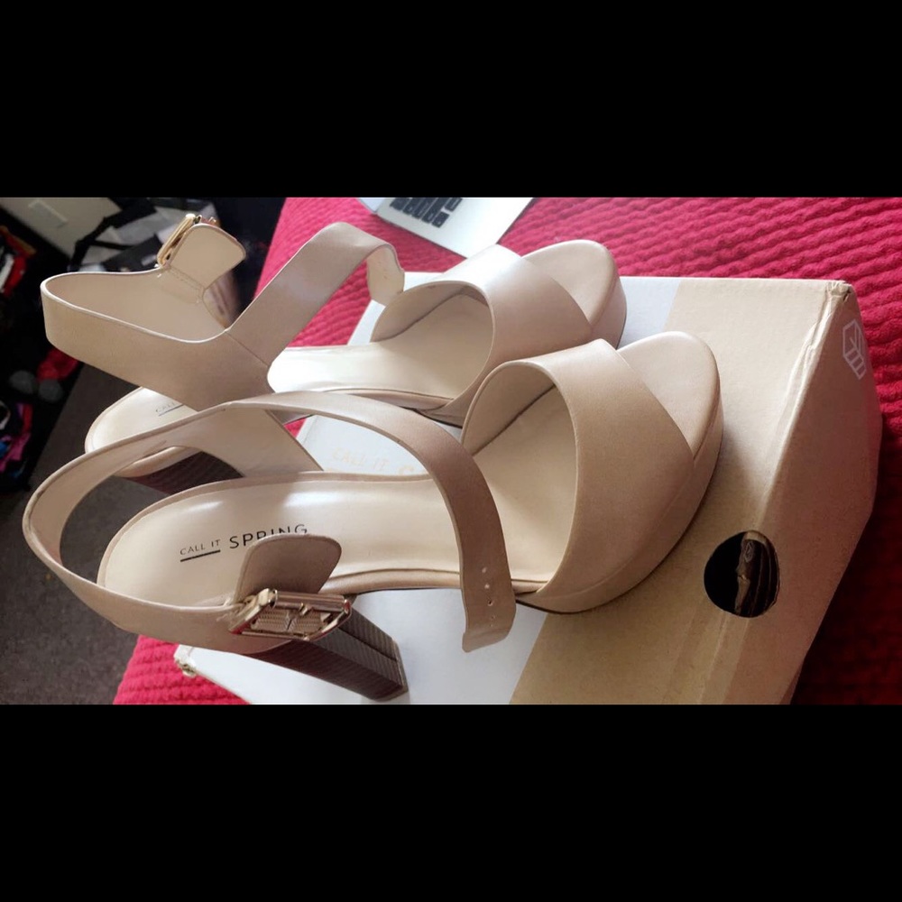 4 in Women’s Nude Heel from Call it Spring
